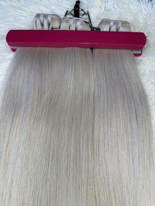 100% естествена виетнамска коса – двойно изтеглена. Руса