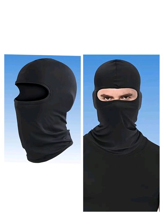 Cagulă Moto Cagula Ski Neagra , material elastic unisex