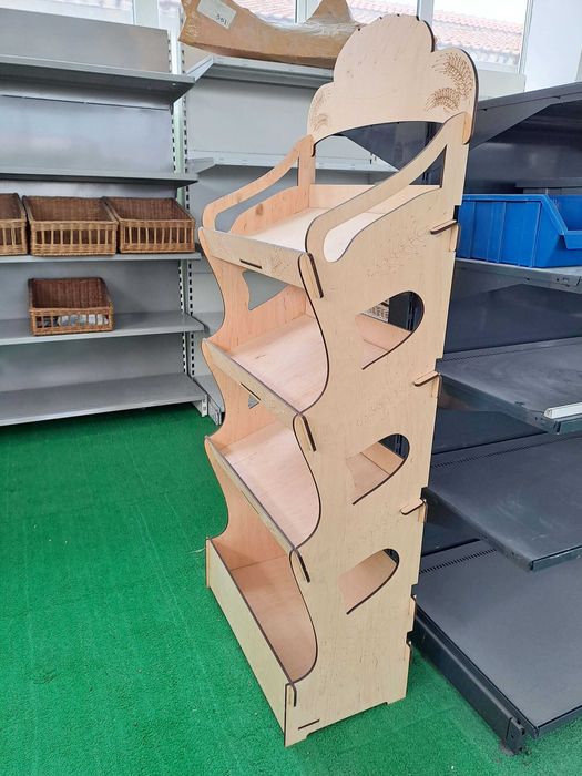 Стелаж за хляб дървен