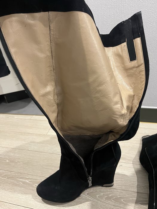 Сапоги замша еврозима