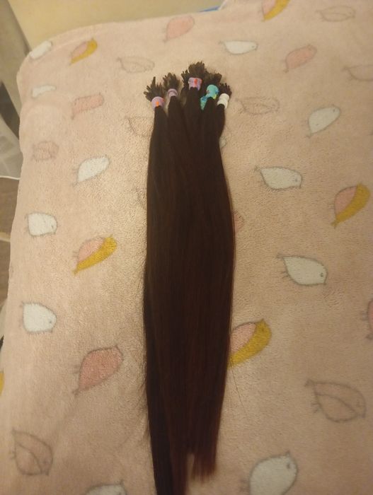 Продам волосы темный шоколад