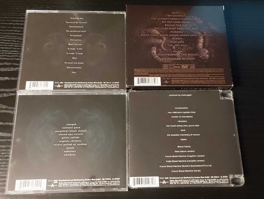 Meshuggah Koloss CD+DVD Nothing Chaosphere Catch Thirtythree  Nuclear