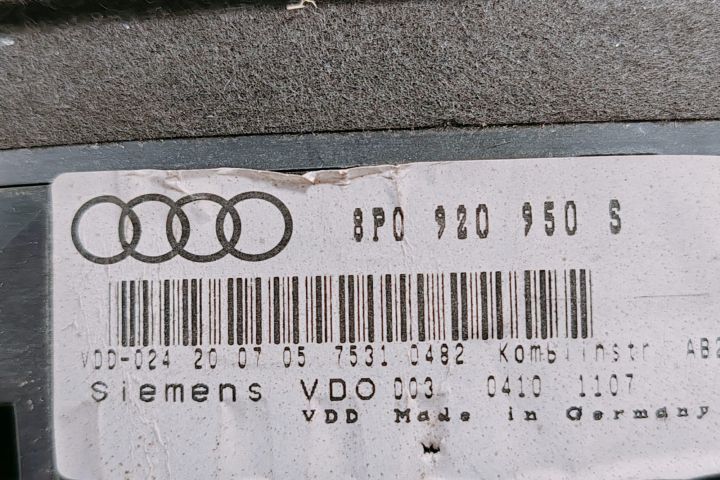 Ceas bord 8P0920950S Audi A3 8P/8PA (facelift)
