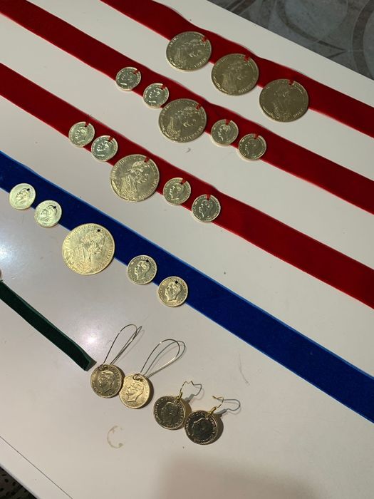 Vand salbe din monede franc iosef placat