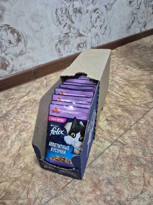 Корм для котов Felix