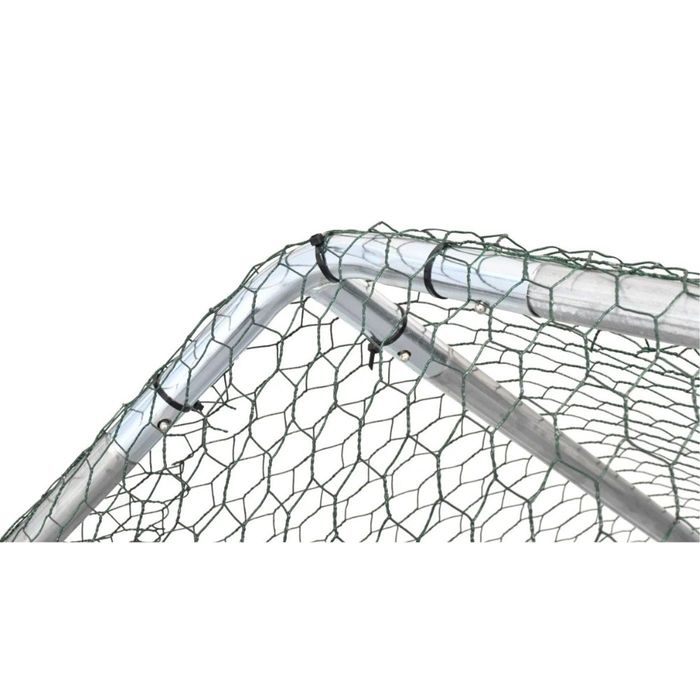 Țarc (coteț) găini din oțel galvanizat, 3x6x2 m - Livrare gratuită