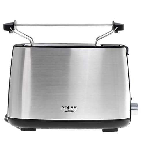 Prajitor de paine Adler AD 3214, 2 felii, 900 W, 7 niveluri rumenire
