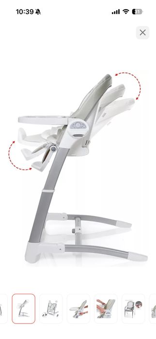 Продам стул детский трансмормер в качелю