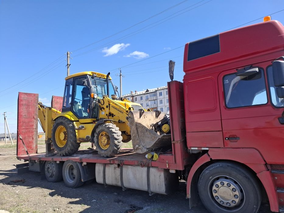 Услуга аренда экскаватор-погрузчика