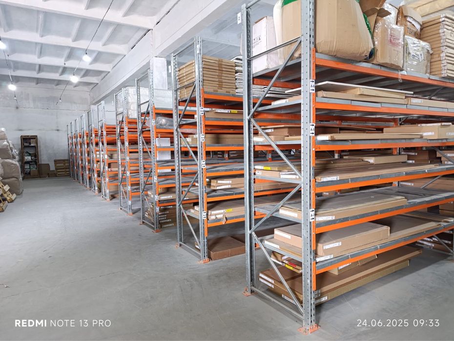 Сборные металлические стеллажи