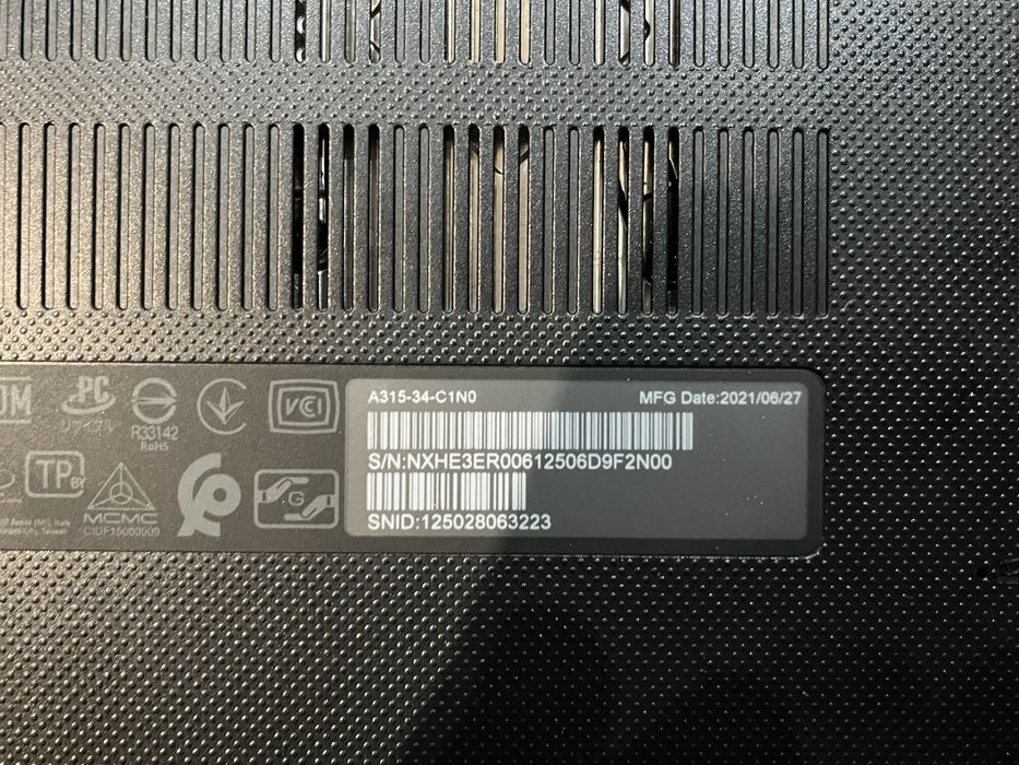 Продаётся ноутбук Acer