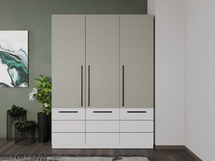 Dulap Casmir / Alb 1.51m Soares