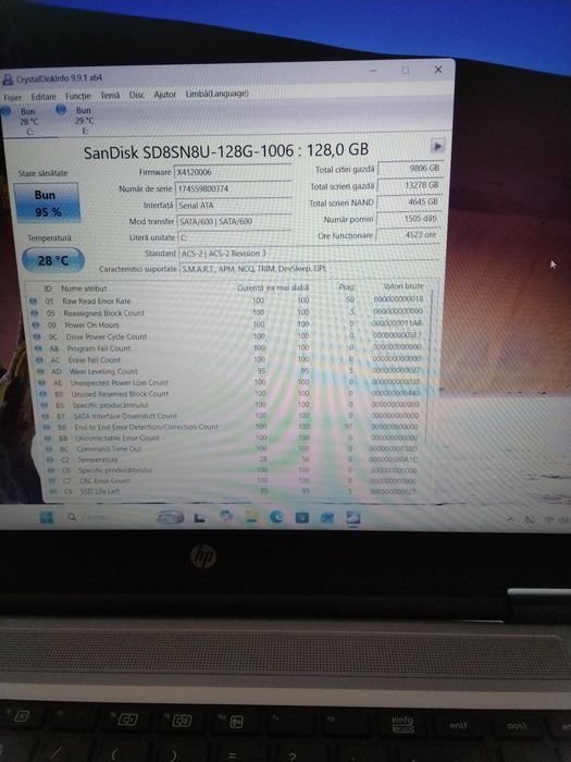 Ssd sandisk 128 gb
