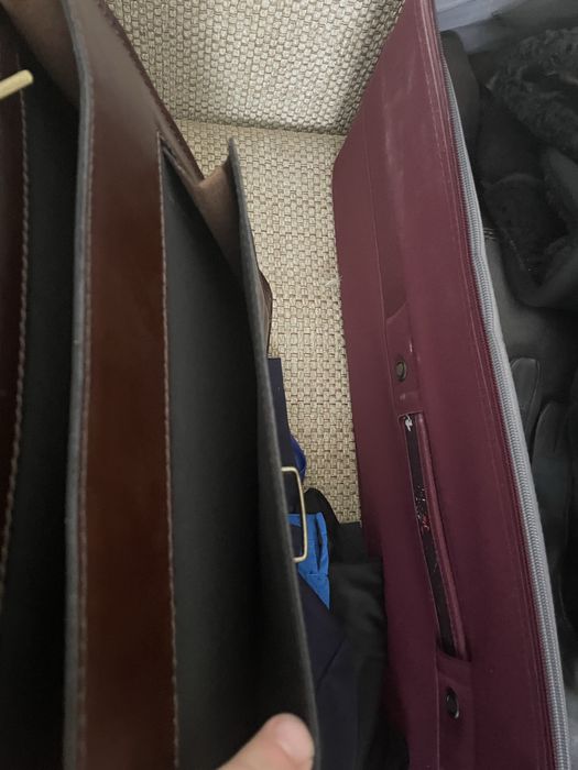 servieta de piele naturala