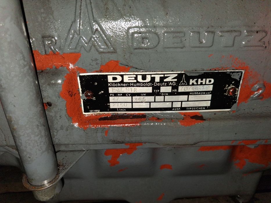 Motor masina spalat Deutz motor tractor F3L 912