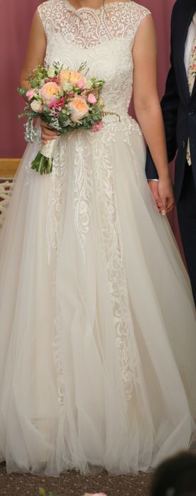 Rochie de mireasa Natalia Vasiliev, culoare ivoire  XS-S