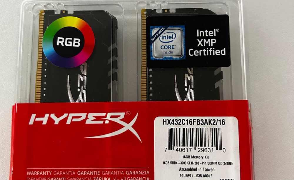 Memorie Kit RAM HyperX Fury 16GB (2x8GB) DDR4 3200MHz CL16