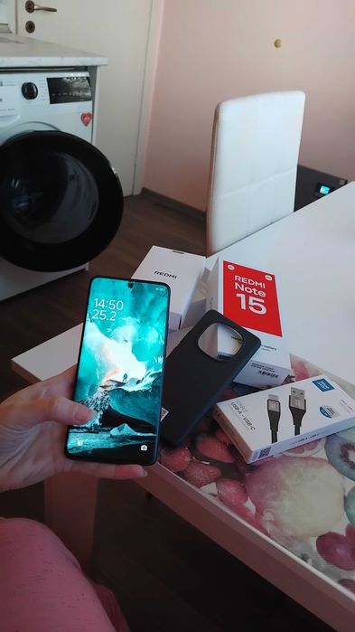 в гаранция redmi note 15 black 6GB ram 128GB + подарък