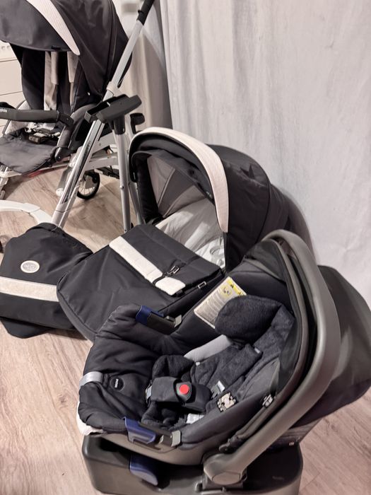 Carucior 3 in 1 Inglesina Otutto Deluxe Chrome