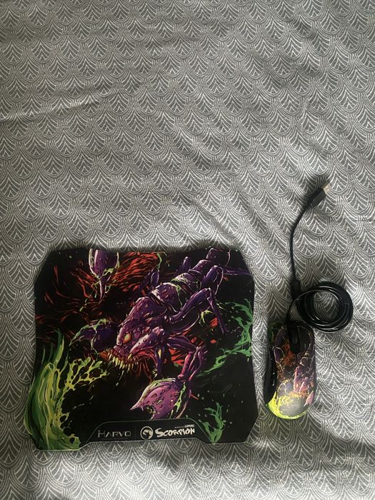 Kit mouse si mousepad gaming Marvo M603 + G20