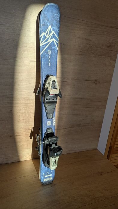 Schiuri copii Salomon QST Max Jr, 80 cm, cu legături