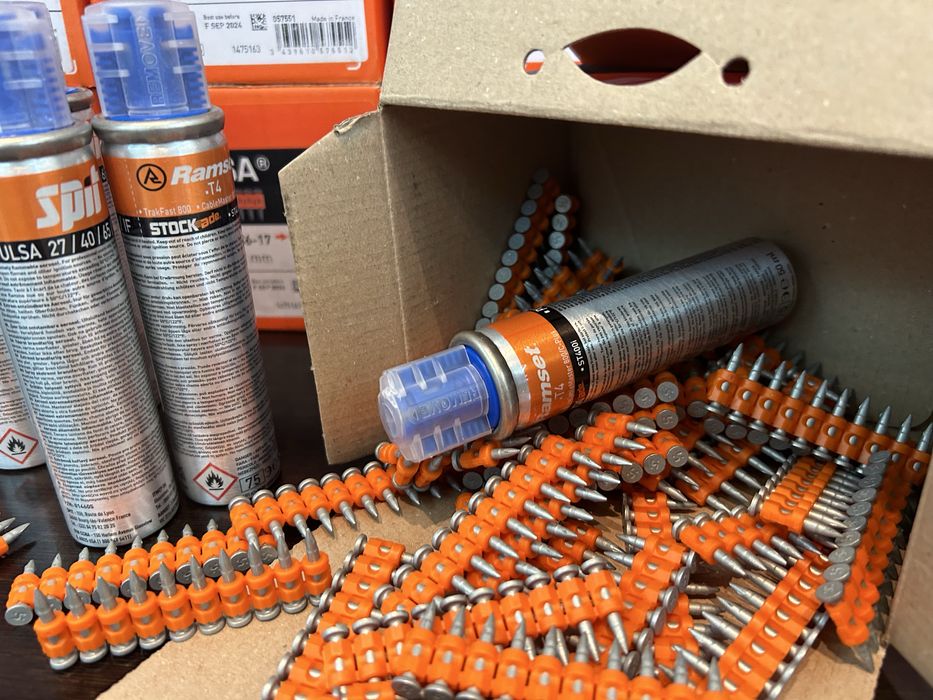 Cuie si Gaz pentru pistol Spit Pulsa, RawlPlug, Toua, TJep, Bosch etc.