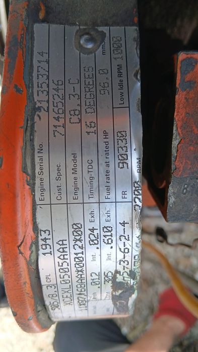 Motor cummins c  8.3  c