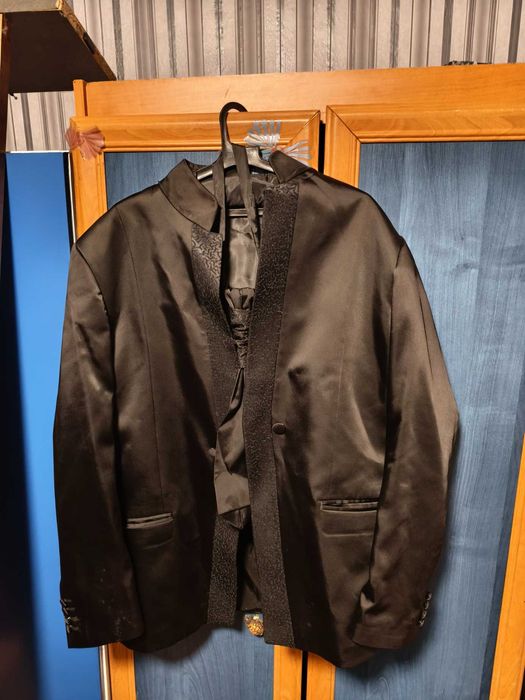 Мъжки Костюм Черен Размер ХЛ