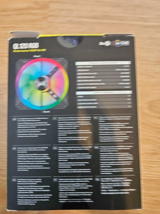 Kit 3 Ventilatoare Corsair iCUE QL120 RGB Black, 120mm, 3 bucati