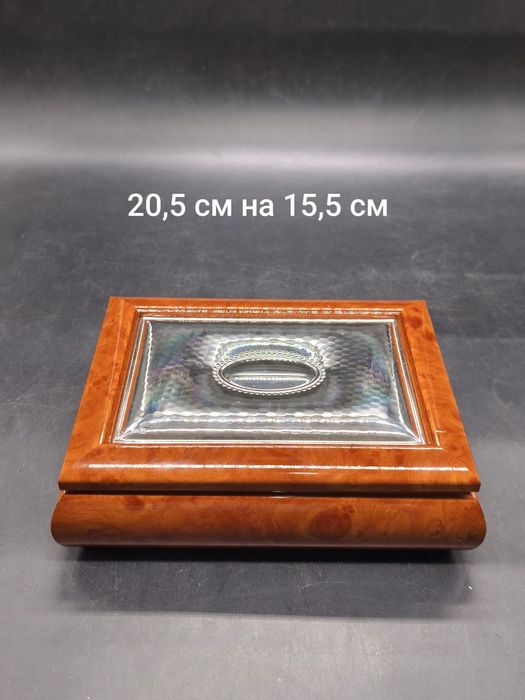 Шкатулка серебро 925 проба