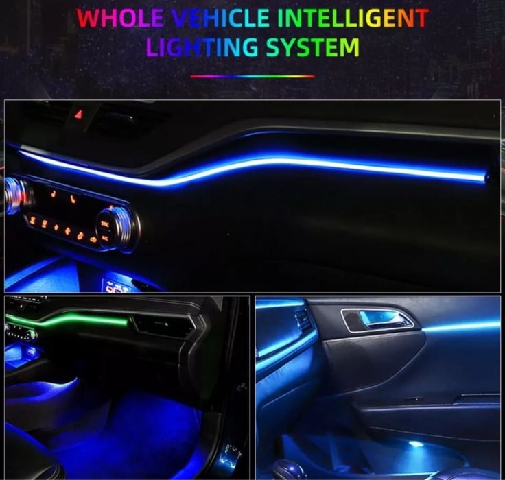 Lumini Ambientale LED interior RGB 18 in 1 - Avem si fire RGB led