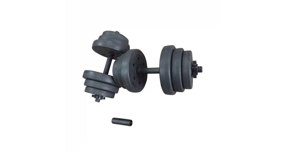 Set gantere reglabile & bara 42 kg