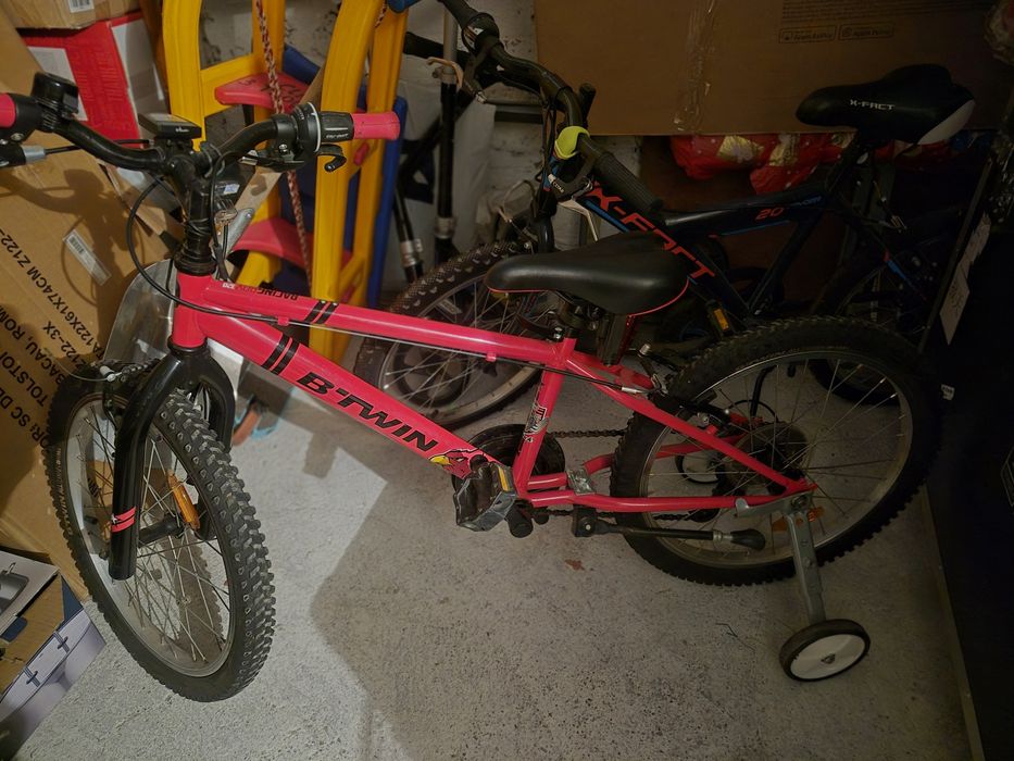 Bicicletă B'TWIN Racing Boy 320 – roșie, 20"