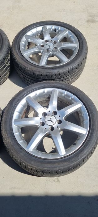 jante Mercedes r17 cu anvelope vara ca noi