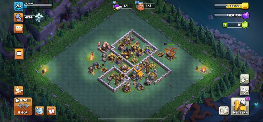 Аккаунт клаш оф кланс