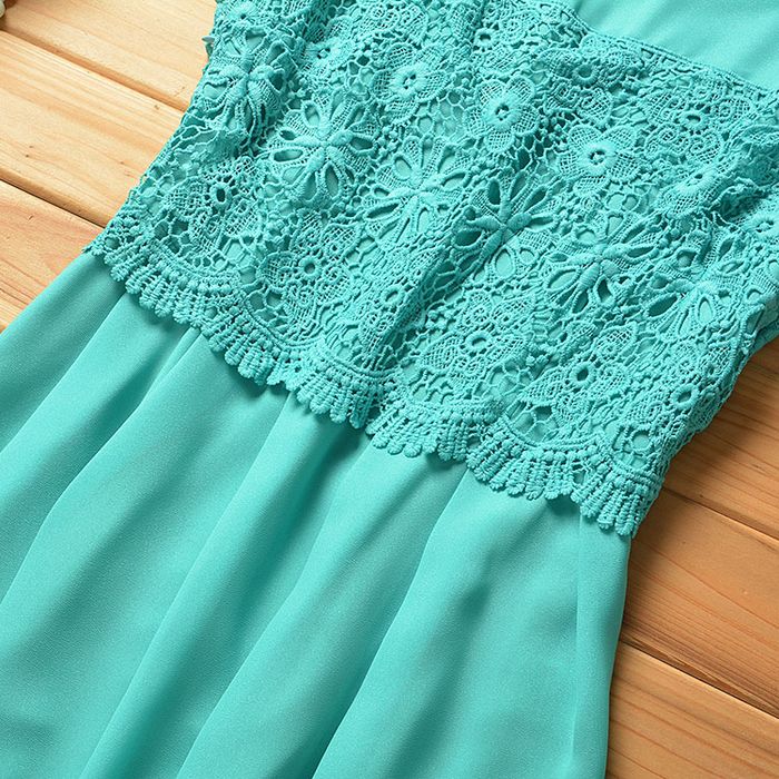 Платье лазурного цвета (44/46)