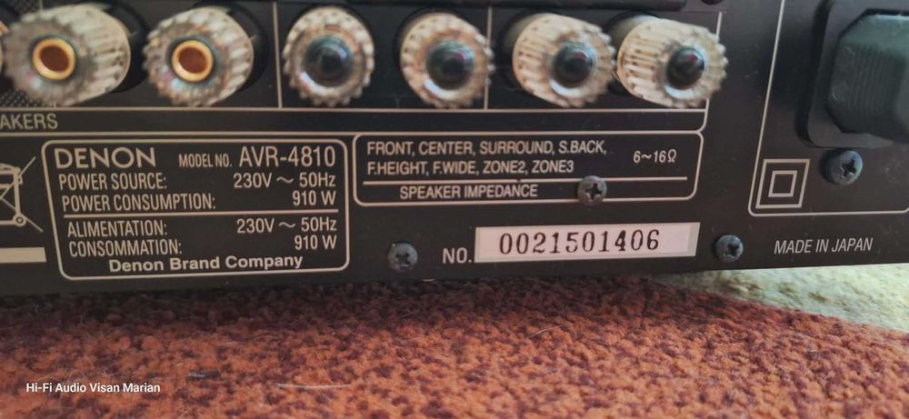 Amplituner Denon AVR-4810 Cu DEFECT dar perfect functional