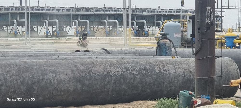 Peskostruy xizmati Qumlama boʻyoqlash