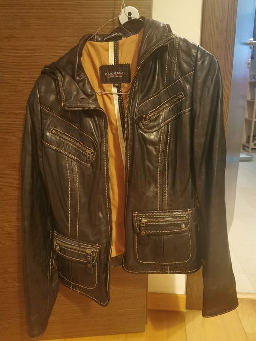 Geaca de piele S neagra