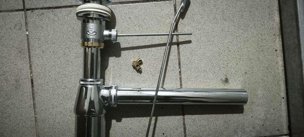 Сифон на раковину декорртивны