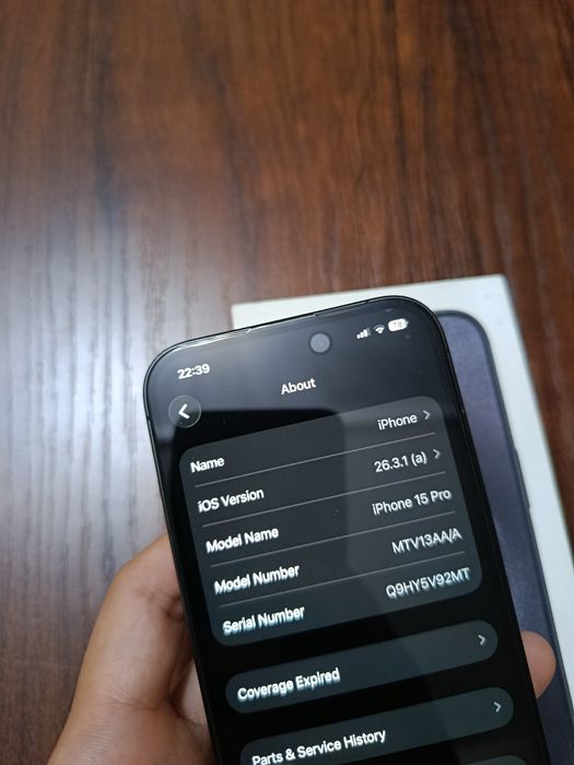 Продам свой iphone 15 pro, 256 black