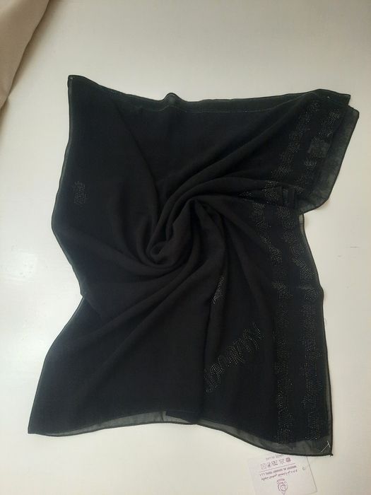 Шарф шифон из Дубая фирма симран шифон со стразами