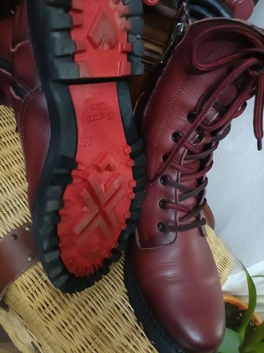 Дамски боти естествена кожа