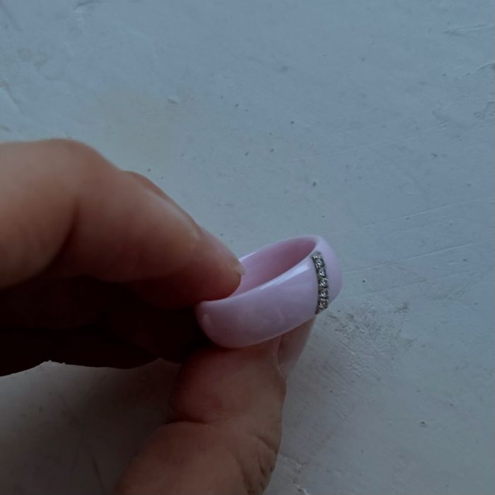 Кольцо керамика новое