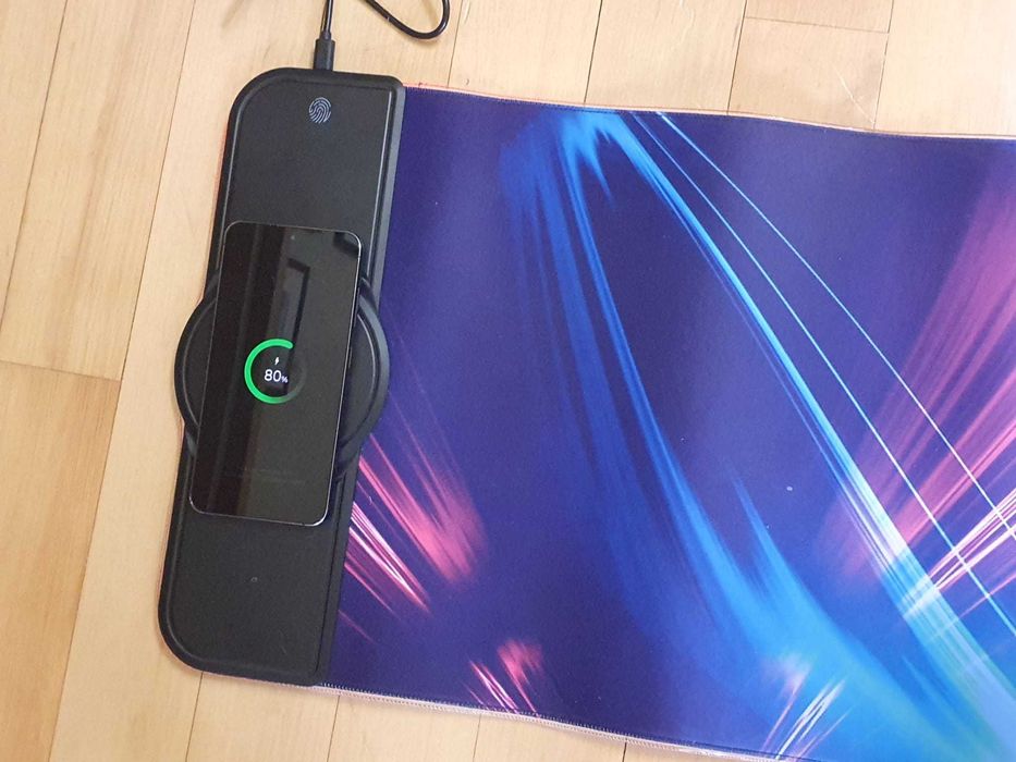Wireless charging mousepad 10w RGB
