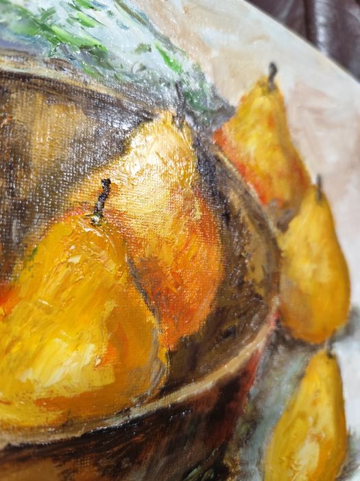 Tablou peisaj pictat  in ulei