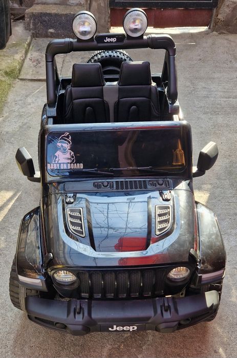 Masinuta electrica 4x4 Premier Jeep Wrangler Rubicon, 12V, pentru copi