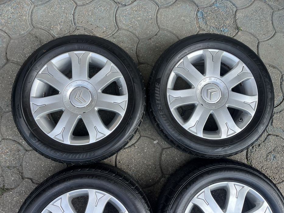 Jante aliaj 4x108mm, anvelope 205/55 R16, Citroen C3, C4, Xsara Picasso, Etc