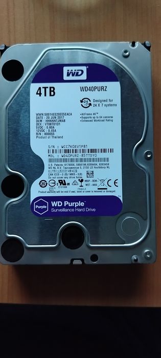 Жёсткий диск 4 тв.
