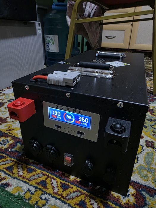 Lifepo4 12v 360ah 28кг акумулятор для кемпинга автодом новый алматы